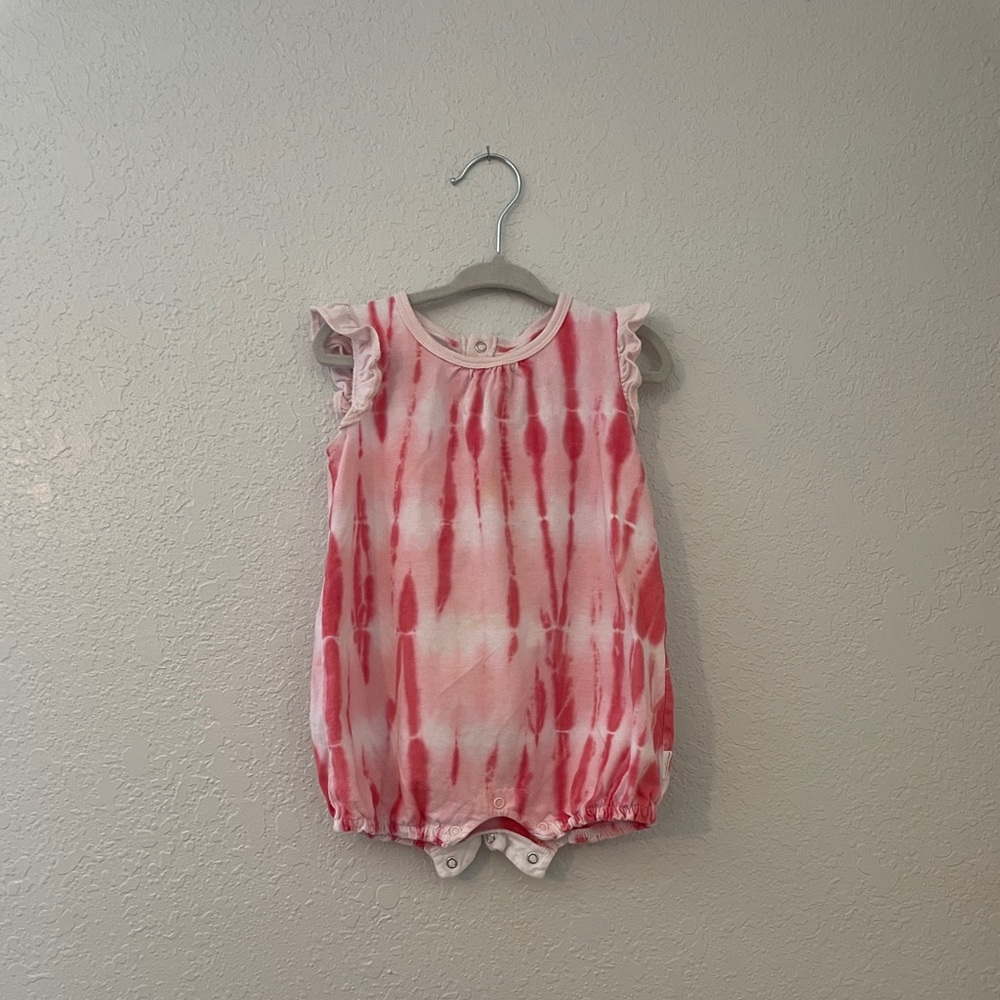 12 Month Burt’s Bees Baby Tie Die Romper